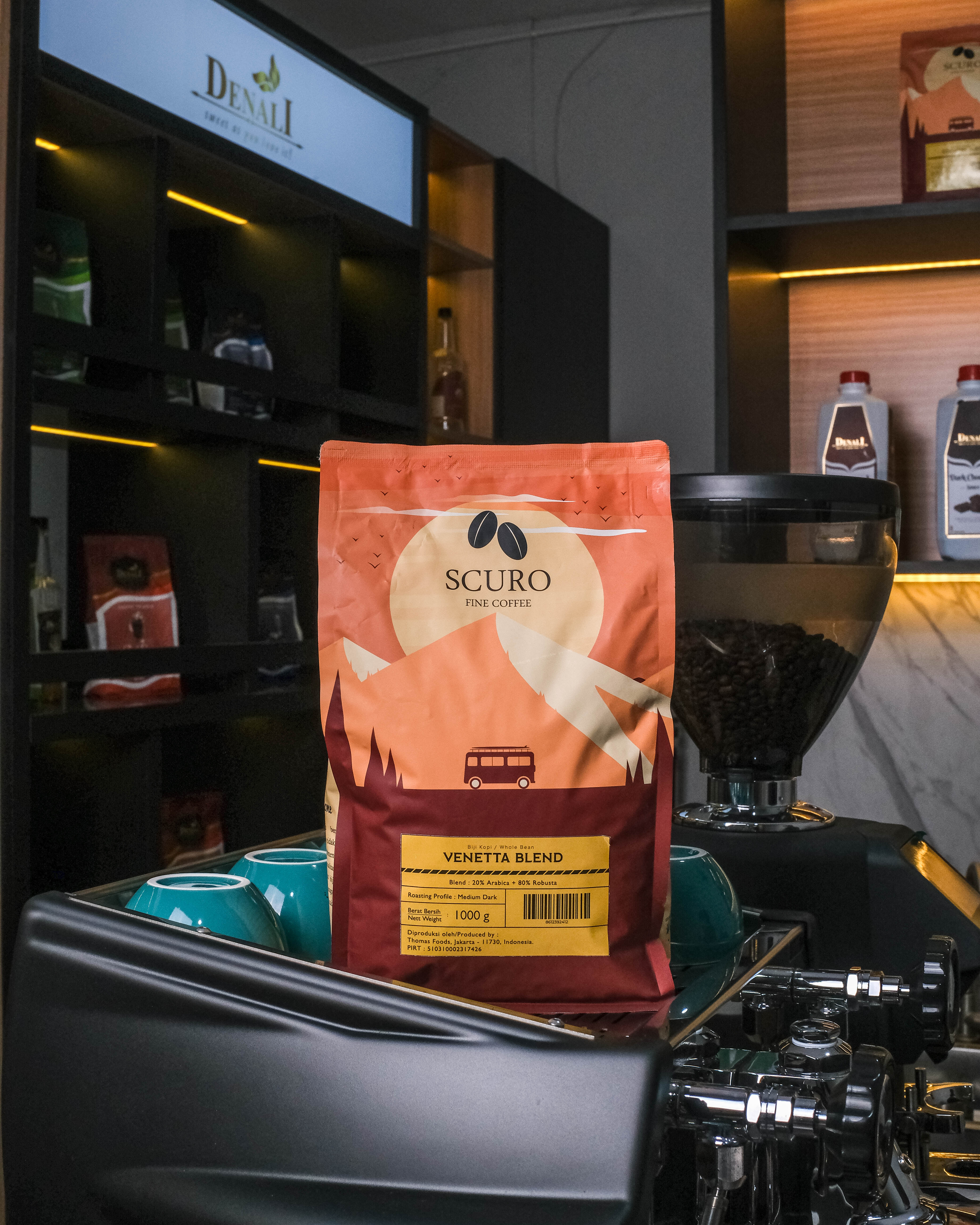 Scuro - Arabica Flores (Semiwash) Roasted Bean 200g